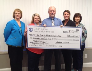 The team from Big Sandy Health Care that received funding for the "AWARE Project" through Project Innovation