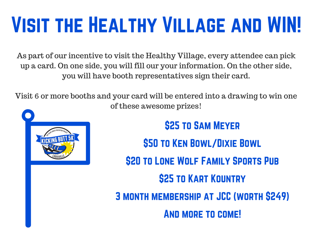 Visit the Healthy Village and WIN!